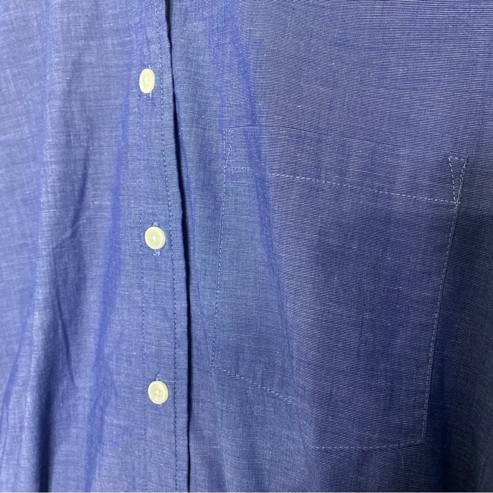 Banana Republic : size : 8 : casual blue denim chambray long sleeve shirt dress - Picture 6 of 11